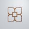 Ekena Millwork Large Olivia Decorative Fretwork Wood Wall Panels, Walnut, 23 3/8"W x 23 3/8"H x 3/8"T WALW24X24X0375OLVWA - alternate 4